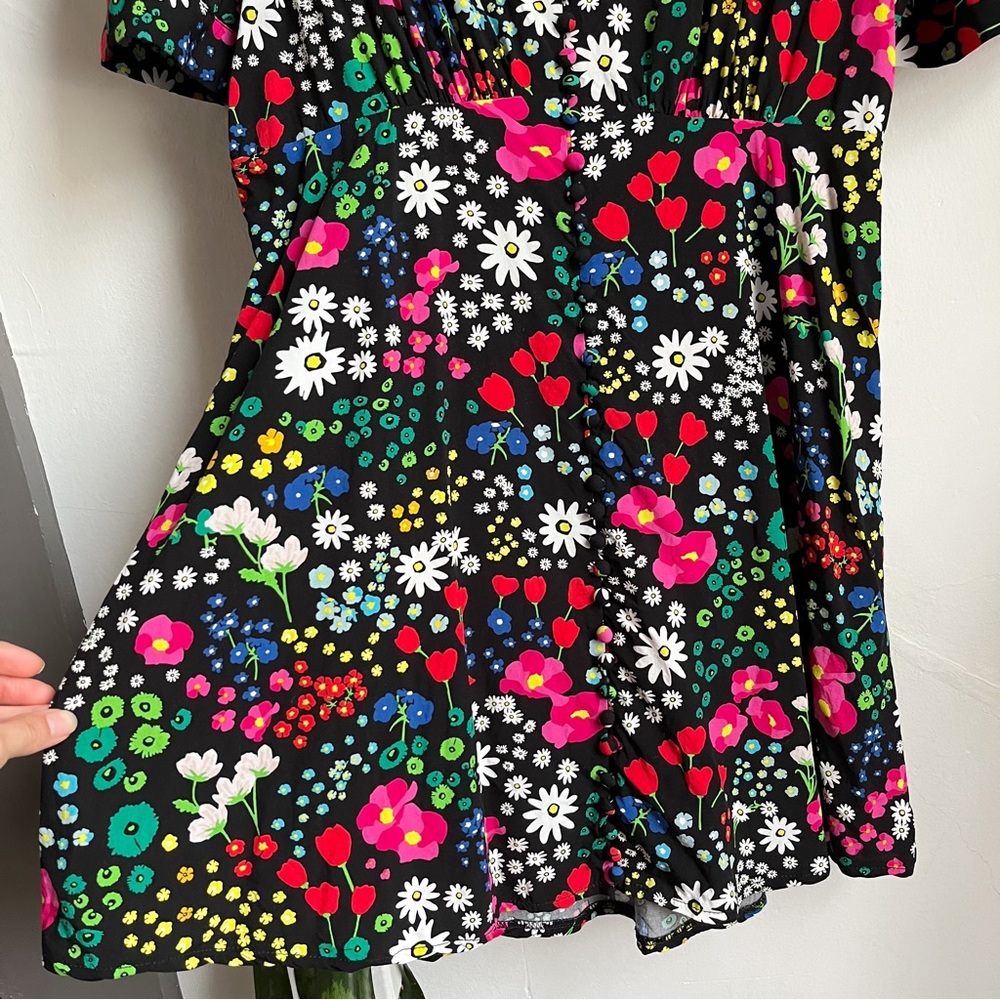 The Kooples Short Printed Dress with Buttonings - Picture 3 of 12